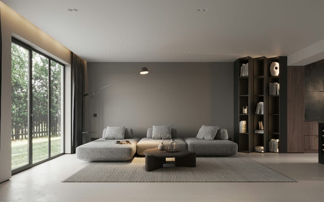 Open plan dining room